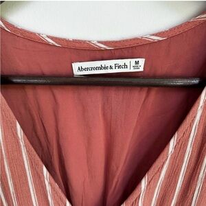 Abercrombie & Fitch Terracotta V-Neck Blouse